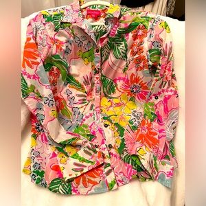 Lilly Pulitzer for Target, Women’s button down- Medium. 100% cotton, Never worn.